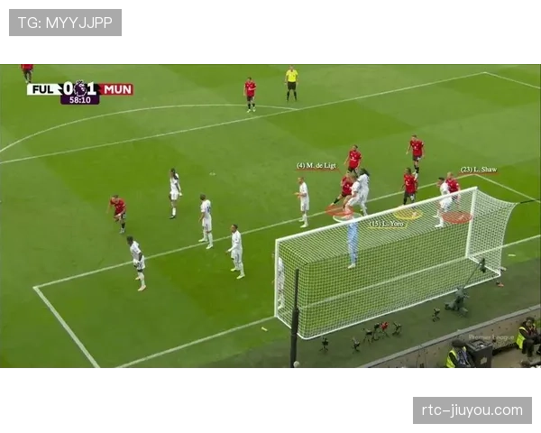 镜头聚焦：西汉姆联后卫在角球防守中，从区域站位迅速切换为贴身盯防进球者